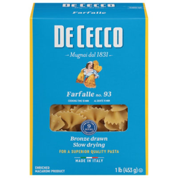 De Cecco Farfalle, No. 93