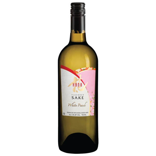 Hana White Peach Flavored Sake Same-Day Delivery or Pickup | Nam
