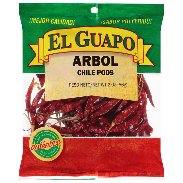 El Guapo® Whole Arbol Chili Pods