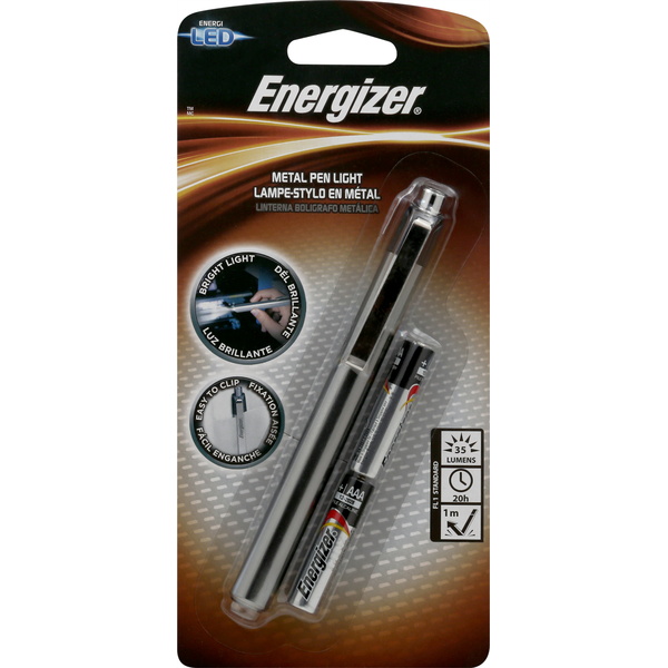 Energizer Pen Light, LED, Metal (1 each) Instacart