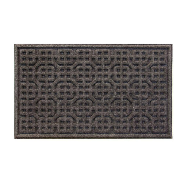 Trafficmaster Gray Texture 18 In. X 30 In. Non-slip Outdoor Door Mat