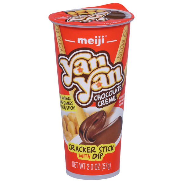Meiji Cracker Stick, with Dip, Chocolate Creme
