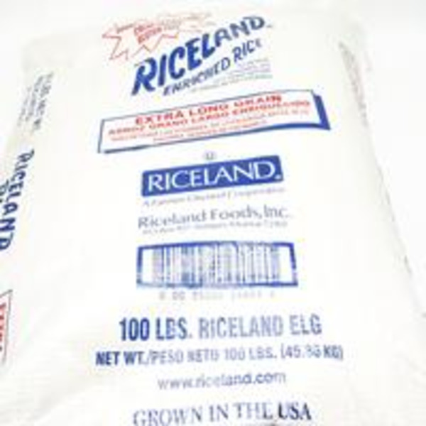 Riceland - 4% Long Grain Rice - 100 lb Bag
