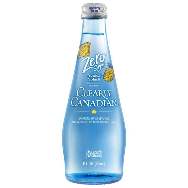 Clearly Canadian Sparkling Water Beverage, Zero Sugar, Tropical