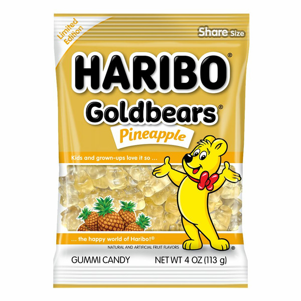 HARIBO Pineapple Gummi Candy Same-Day Delivery or Pickup | The