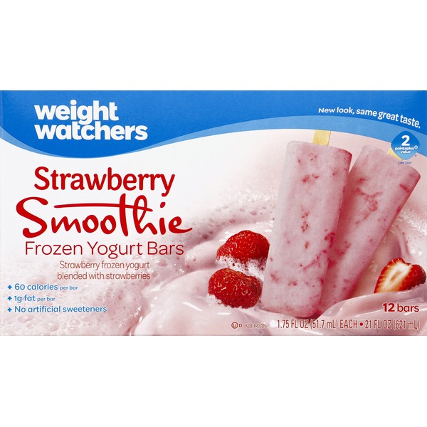 weight watchers Frozen Yogurt Bars, Strawberry Smoothie (21 fl oz
