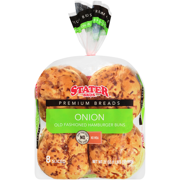 Stater Bros Premium Onion Buns (8 ct) Instacart