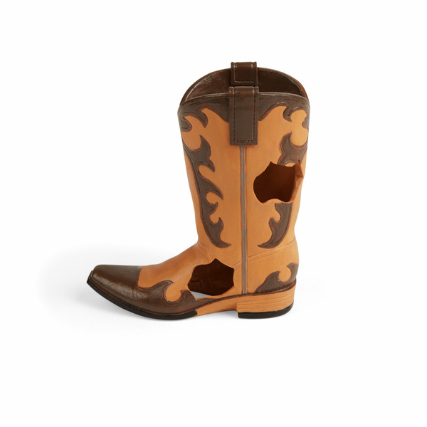 Imagitarium Western Boot With Swim Through Aquarium Decor