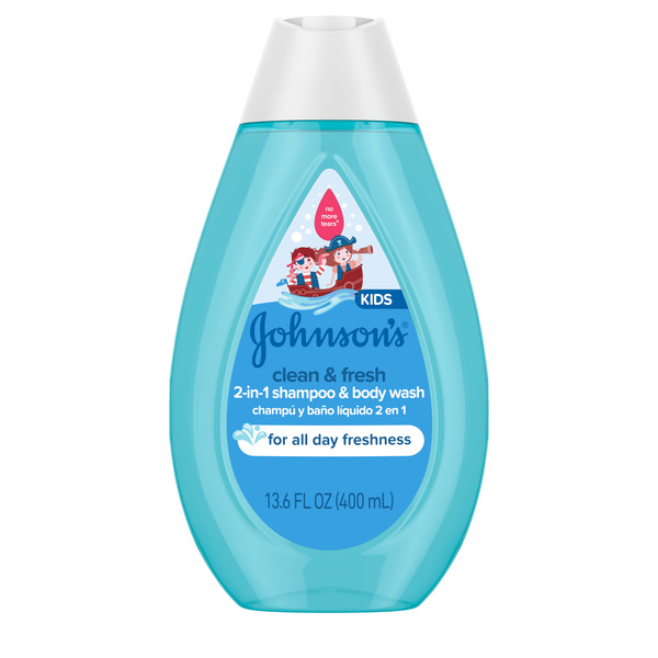 Johnson's Clean & Fresh Kids 2-in-1 Shampoo & Body Wash