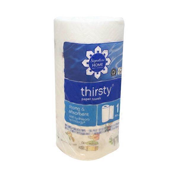 signature home thirsty strong and absorbent paper towels 1 ct from