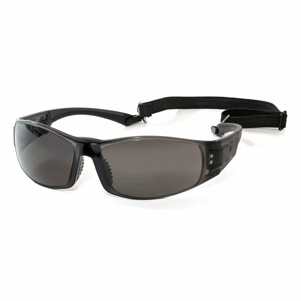 Walmart Hyper Tough Outdoor Safety Glasses Smoke Lens with Strap