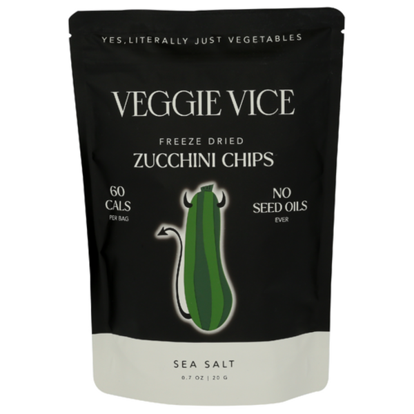 Veggie Vice Freeze Dried Sea Salt Zucchini Chips