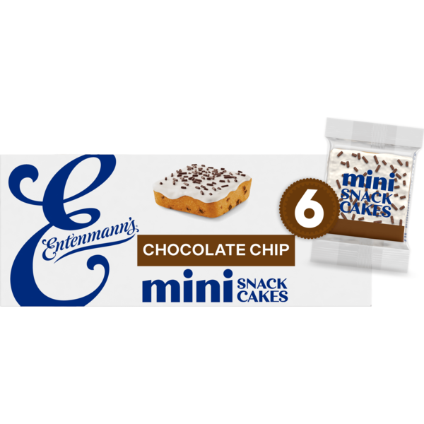Entenmann's Chocolate Chip Mini Snack Cakes Same-Day Delivery or Pickup ...