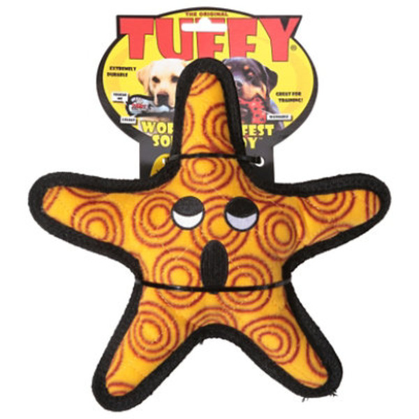 Tuffy Dog Toy, Soft, Starfish