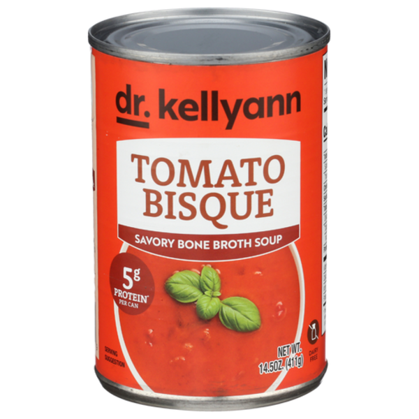 Dr. Kellyann Tomato Bisque Bone Broth Soup