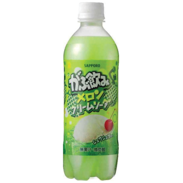 POKKA Sapporo Gabunomi Melon Cream Soda Same-Day Delivery