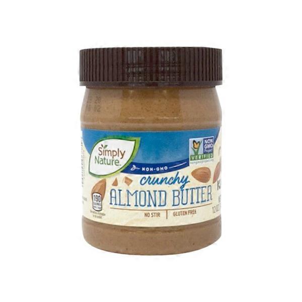 Simply Nature Crunchy Almond Butter (12 oz) Instacart