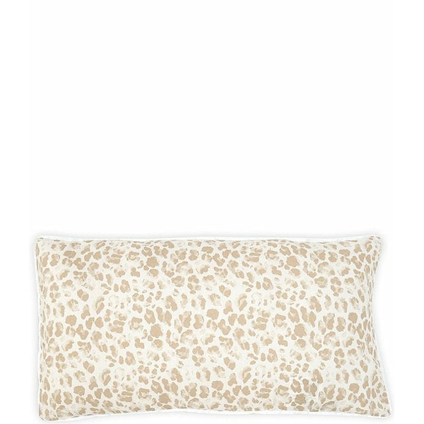 Southern Living Leopard Linen Cotton Bolster Pillow