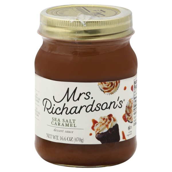 Mrs Richardsons Dessert Sauce Sea Salt Caramel 16 6 Oz From
