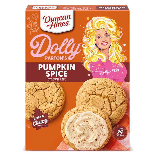 Duncan Hines Dolly Parton's Pumpkin Spice Cookie Mix Same-Day
