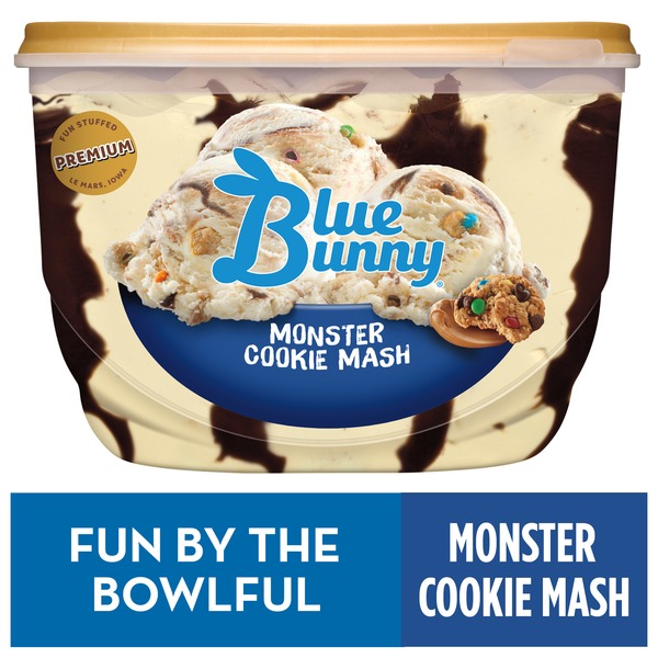 Blue Bunny Monster Cookie Mash Frozen Dessert Same-Day Delivery or
