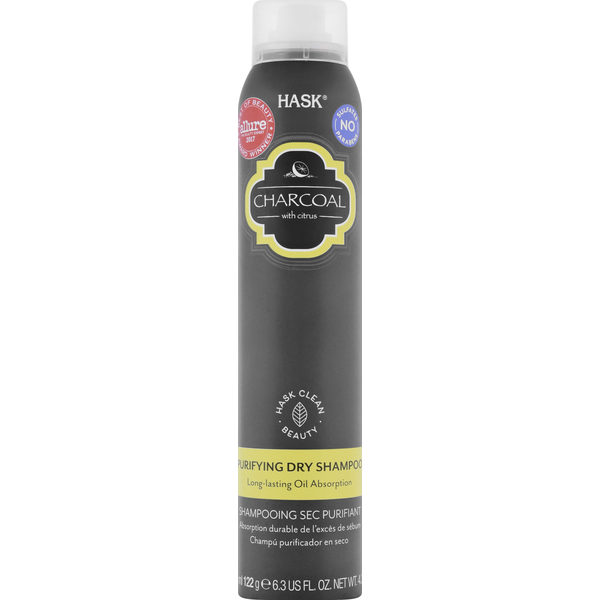 Hask Purifying Dry Shampoo, Charcoal with Citrus (189 ml) Instacart