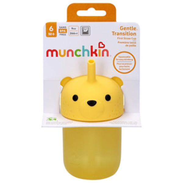 Munchkin 6 M+ Gentle Transition First Straw Cup