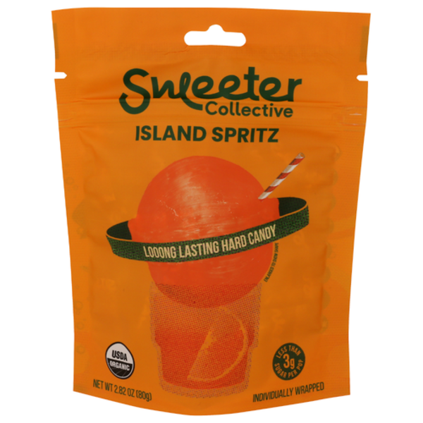 Sweeter Collective Candy Organic Island Spritz Looong Lasting Individually Wrapped Hard Candy