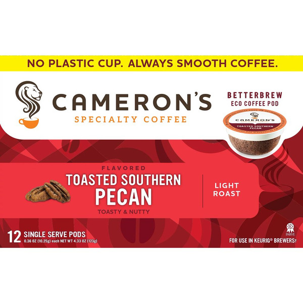 Cameron's EcoPod Light Roast Toasted Southern Pecan Coffee Same-Day ...