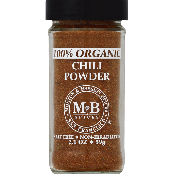 Morton Bassett Spices Chili Powder, 100% Organic