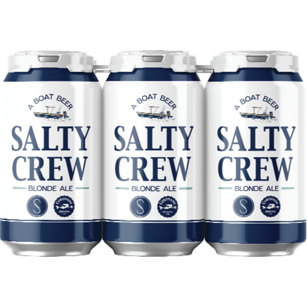 Coronado Brewing Company Salty Crew Blonde Ale 6 Pack Cans