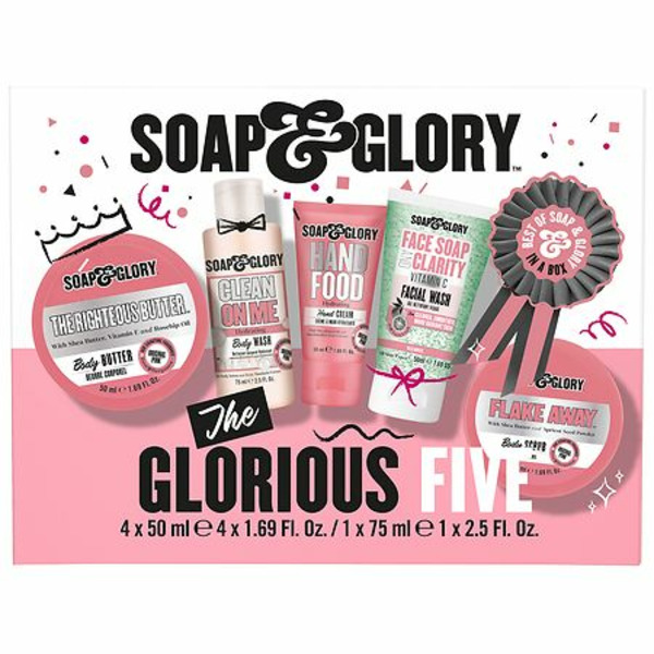 Walgreens soap glory the glorious five bath gift set same day
