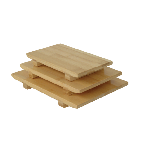 Thunder Group - Bamboo Sushi Plate Medium 9.4x5.7x1.25