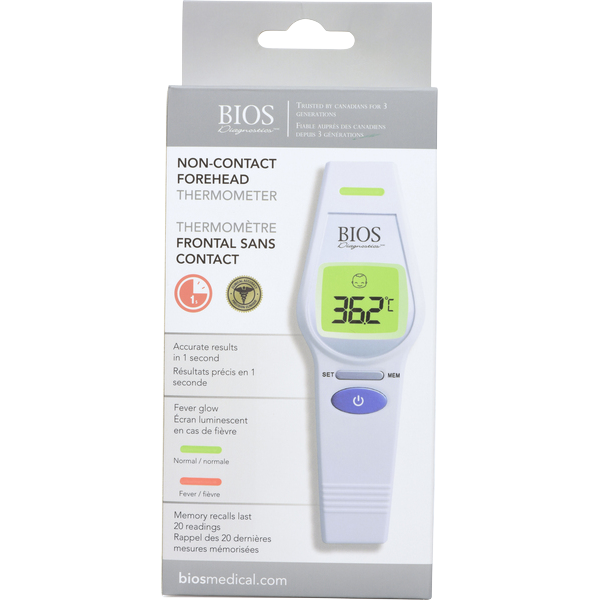 BIOS Non-Contact Forehead Thermometer Same-Day Delivery | Rexall