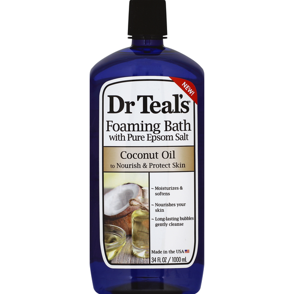 Dr. Teal's Foaming Bath, with Pure Epsom Salt, Coconut Oil (34 oz) from Shoppers Drug Mart