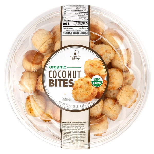 El Camino Real Bakery, Organic Coconut Bites, 25 oz
