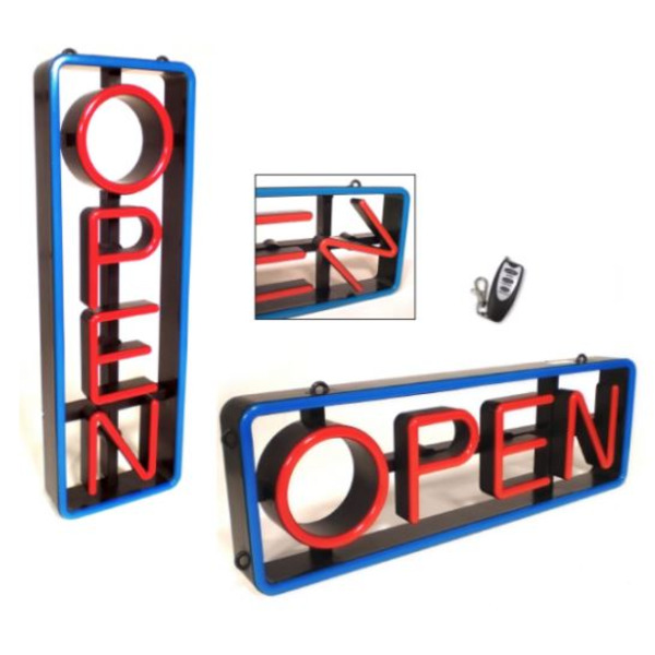 Swivel OPEN sign