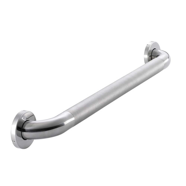 Glacier Bay 24 In. L X 1 1/2 In. Ada Compliant Grab Bar In Polished Stainless Steel