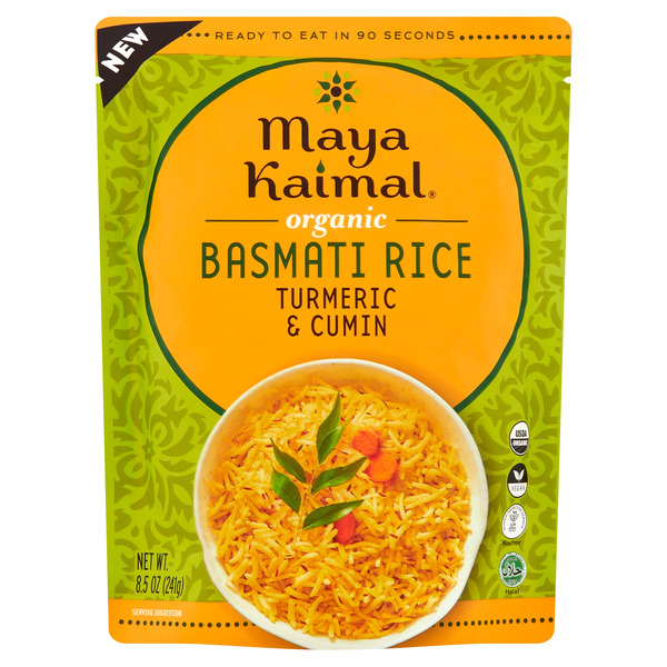 Maya Kaimal Organic Turmeric & Cumin Basmati Rice Same-Day Delivery or ...