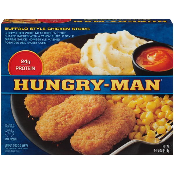 HungryMan Buffalo Style Chicken Strips Frozen Dinner (14.5 oz) Instacart