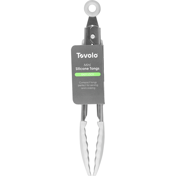 Tovolo Tongs, Silicone, Easy Lock, Mini