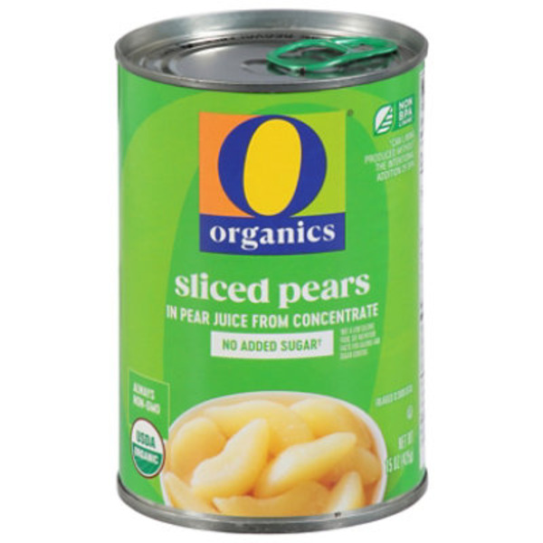 O Organics Sliced Pears in Juice