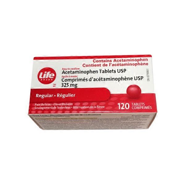 Lb Acetaminophen 325mg EasySwallow Tablets (120 ct) Instacart