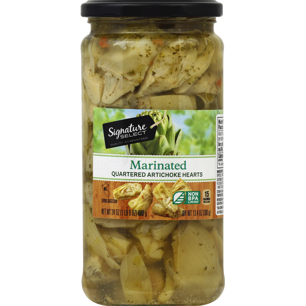 Signature SELECT Artichoke Hearts, Marinated, Quartered