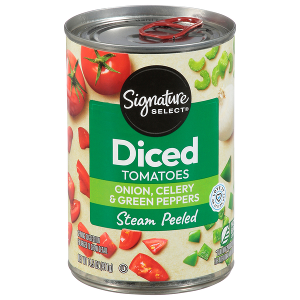Signature SELECT Tomatoes, with Onion, Celery & Green Peppers, Diced