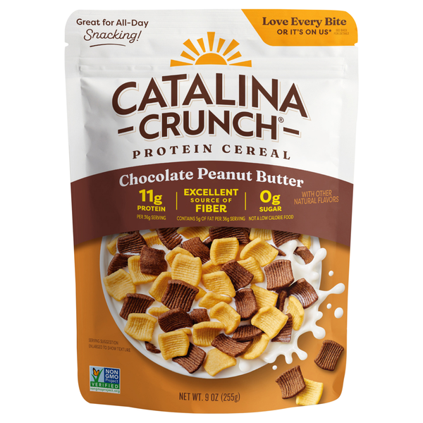 Catalina Crunch Chocolate Peanut Butter, Keto Friendly Cereal