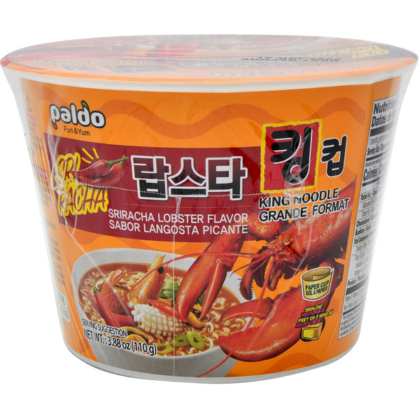 Paldo Sriracha Lobster Flavor King Noodle Soup