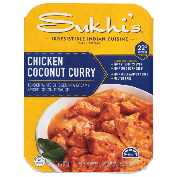 Sukhi's Indian Chicken Coconut Curry Gluten Free Prepared Meal