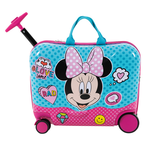 Kids' Minnie Mouse Licensed Ride Along Suitcase Same-Day Delivery