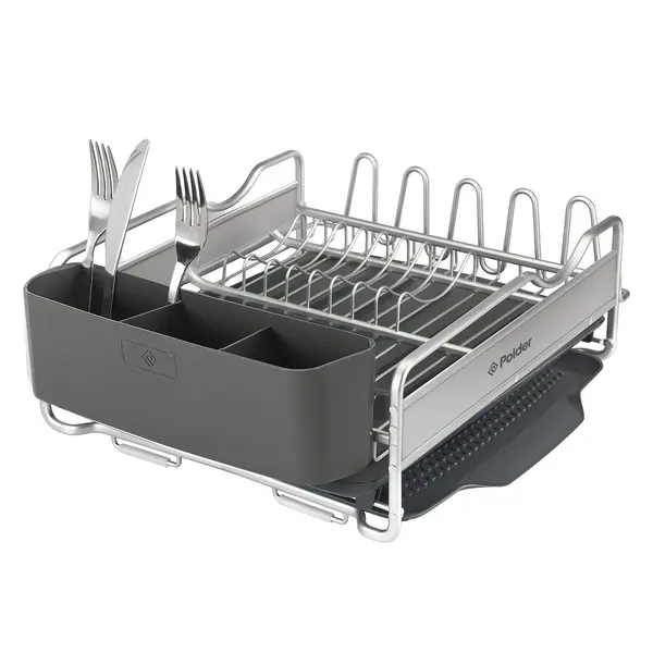 Polder Advantage 4-Piece Aluminum Dish Rack